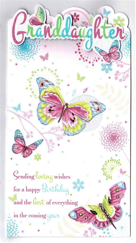 Free Printable Birthday Cards For Granddaughter